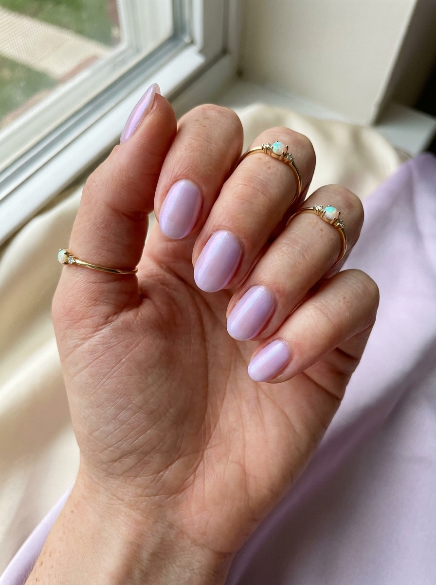 Lavender Glazed Nails als Glazed Nails Inspiration 2026